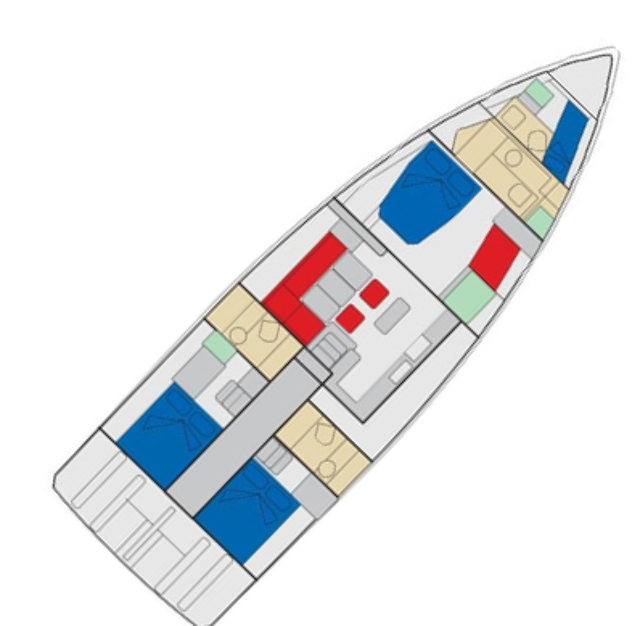 Jeanneau 55 - 3 + 1 cab. Marina