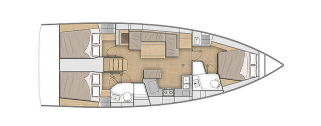 Oceanis 40.1 - 3 cab. Netos