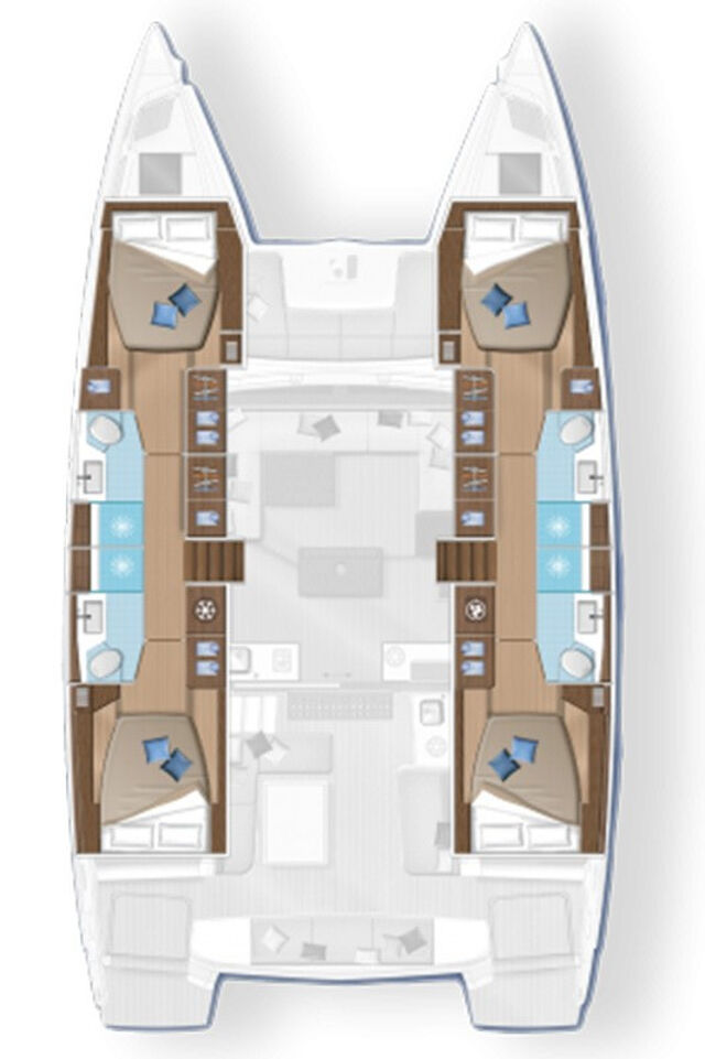 Lagoon 50 Sail La Vie