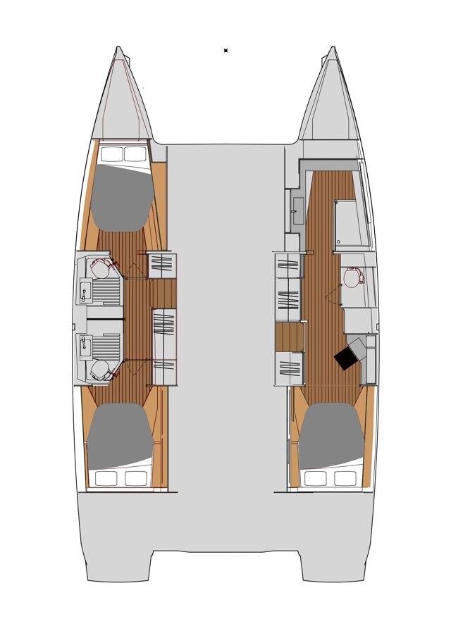 Fountaine Pajot Astrea 42 - 3 + 1 cab. Bollinger