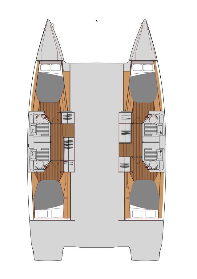 Fountaine Pajot Astrea 42 - 4 + 1 cab. Deutz