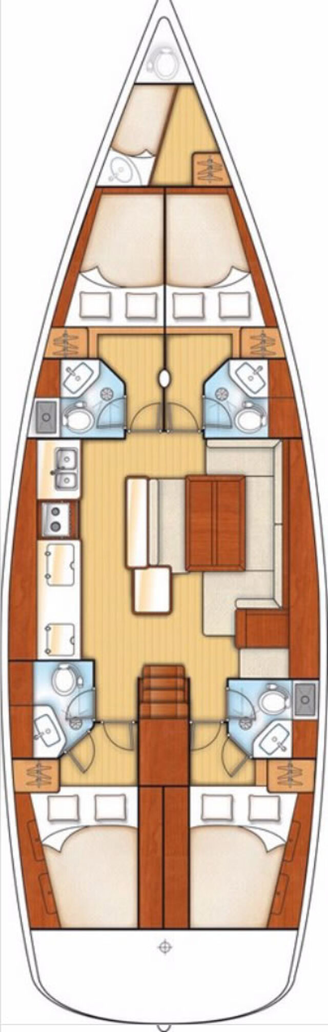 Oceanis 50 Family - 4 + 1 cab. LMQ II