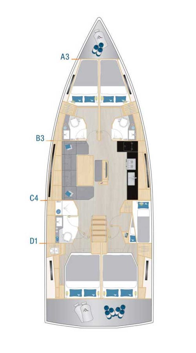 Hanse 460 Mare Morea