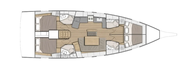 Oceanis 46.1 - 4 cab. Glykeria