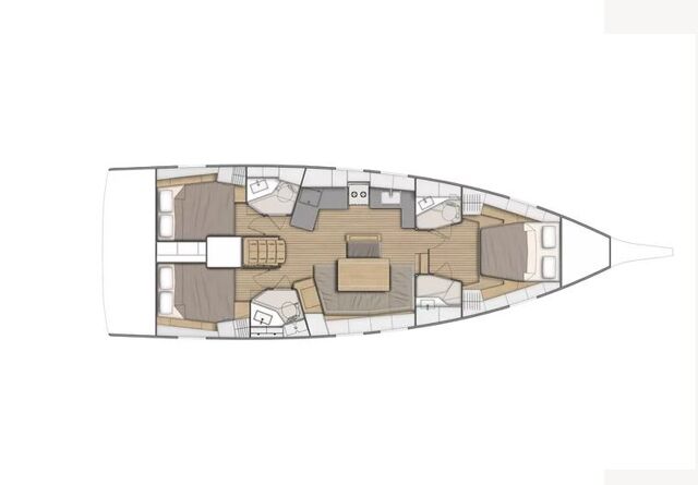 Oceanis 46.1 - 3 cab. Pebbles