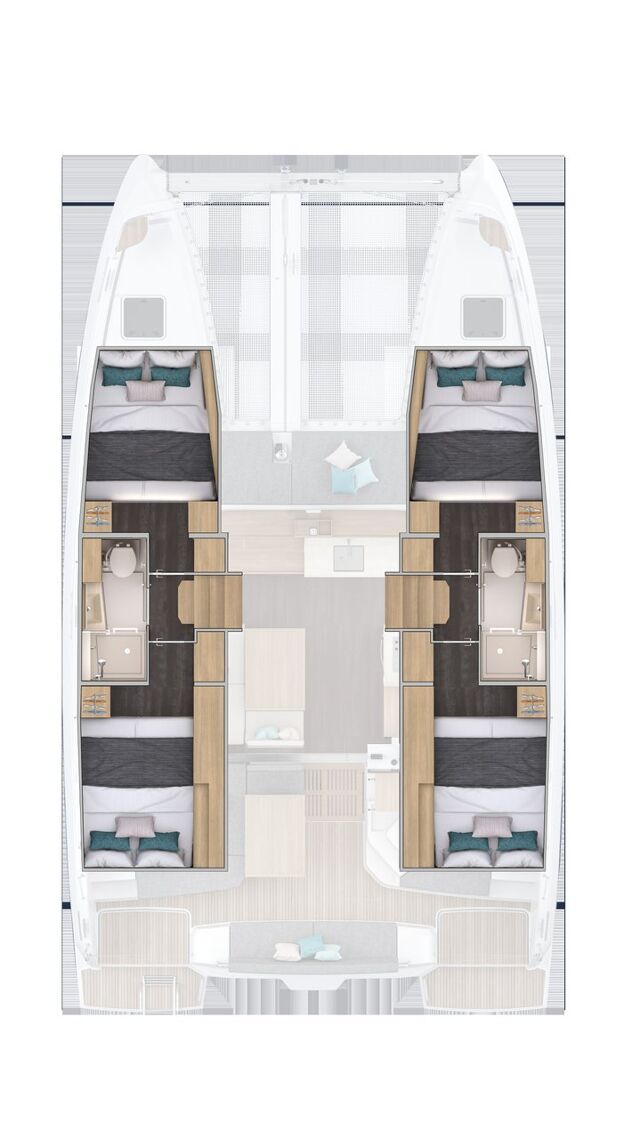 Lagoon 38 - 4 cab. Furia