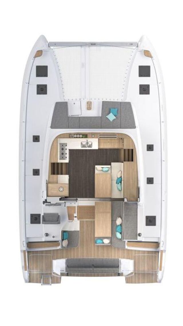 Lagoon 43 - 4 + 1 cab. Cloud Dancer 2