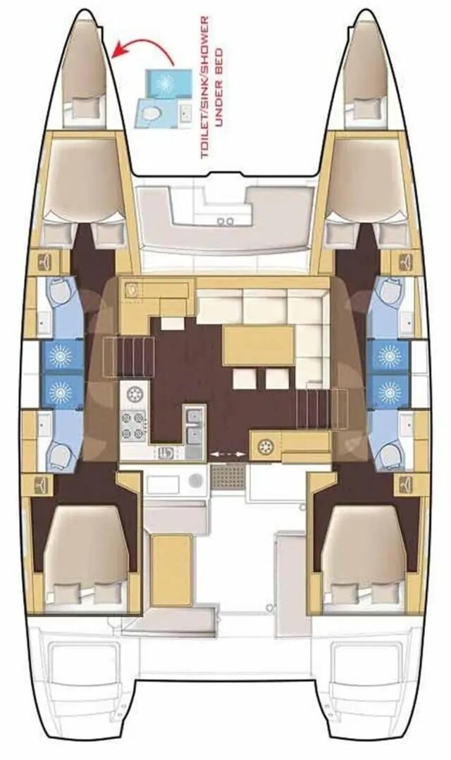 Lagoon 46 - 4 + 2 cab. King ViVi