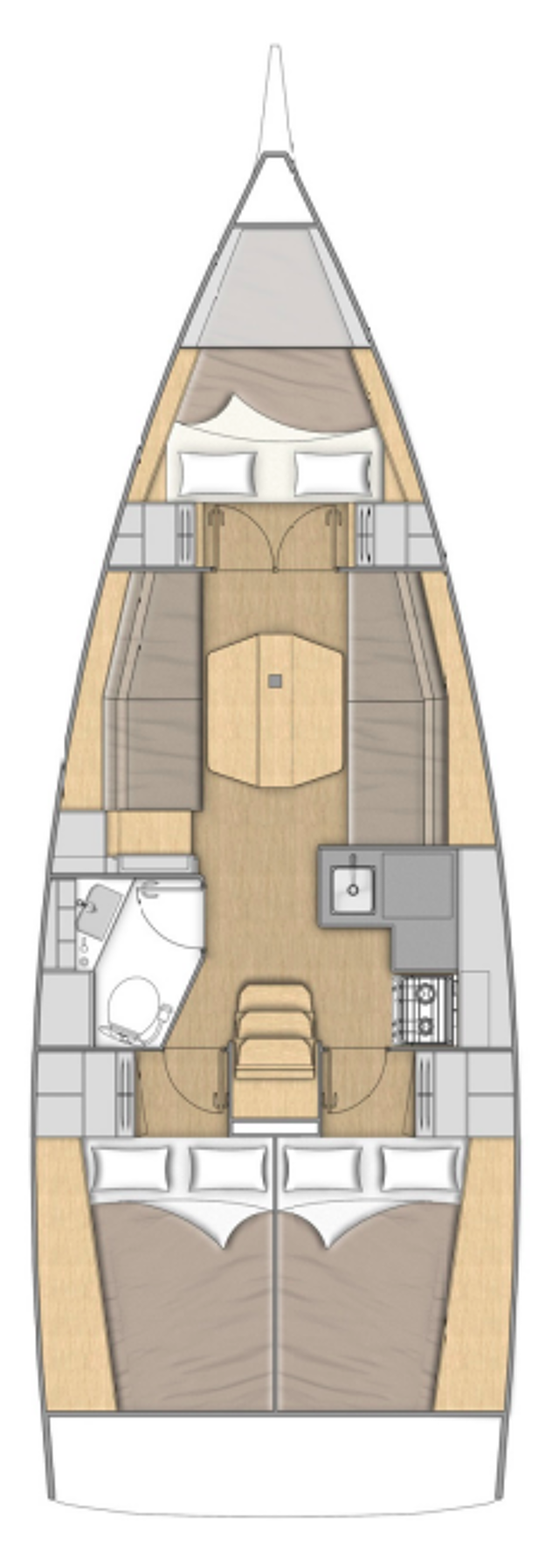 Oceanis 34.1 - 3 cab. Rookie