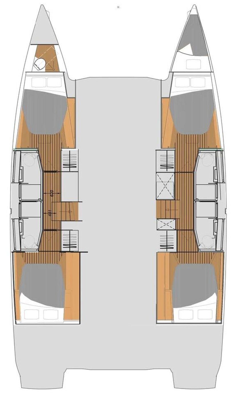 Fountaine Pajot Elba 45 - 4 cab. Ia Orana