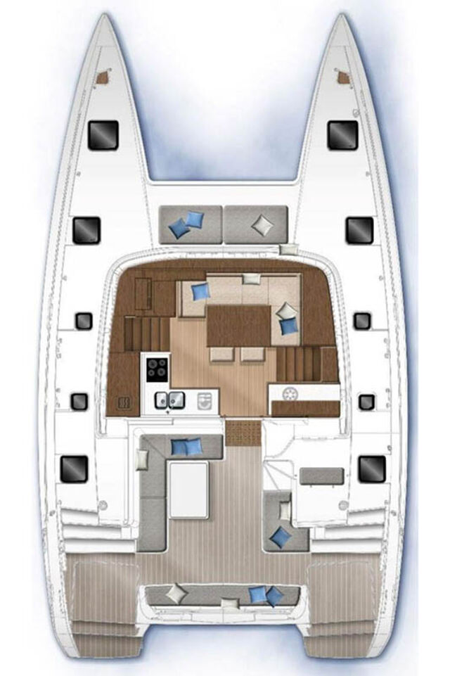 Lagoon 40 - 4 + 2 cab Queen Marry II