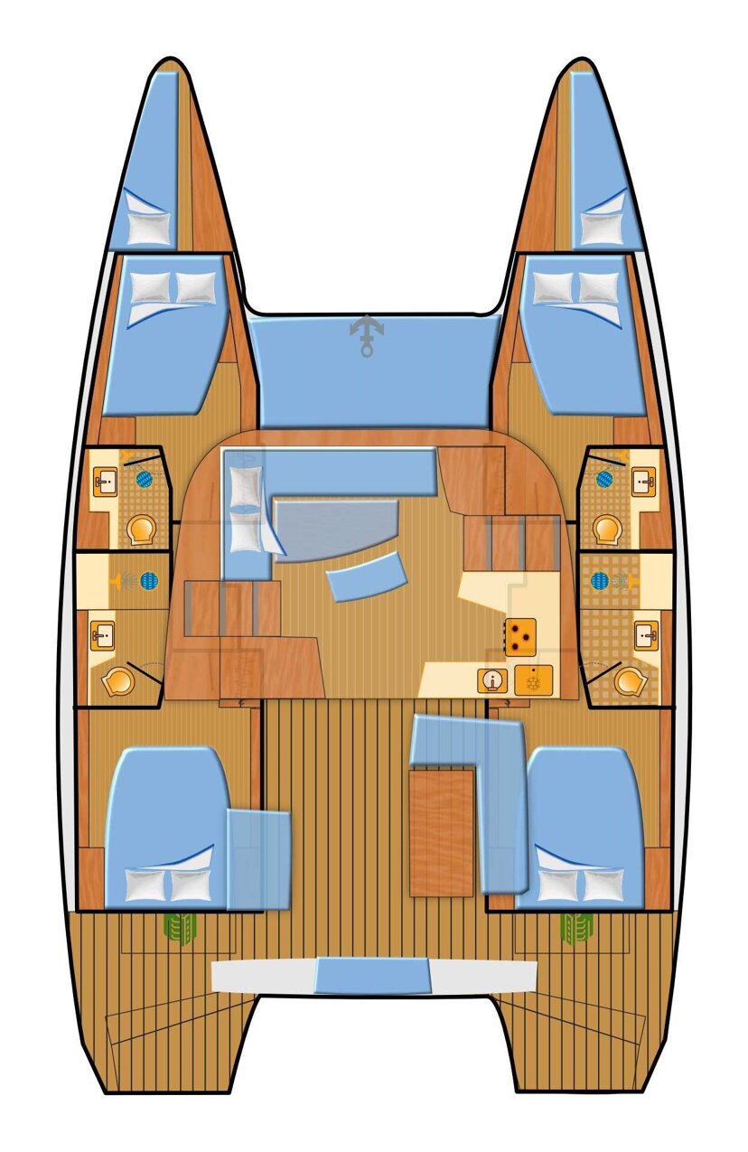 Lagoon 42 - 4 cab. Moonlight