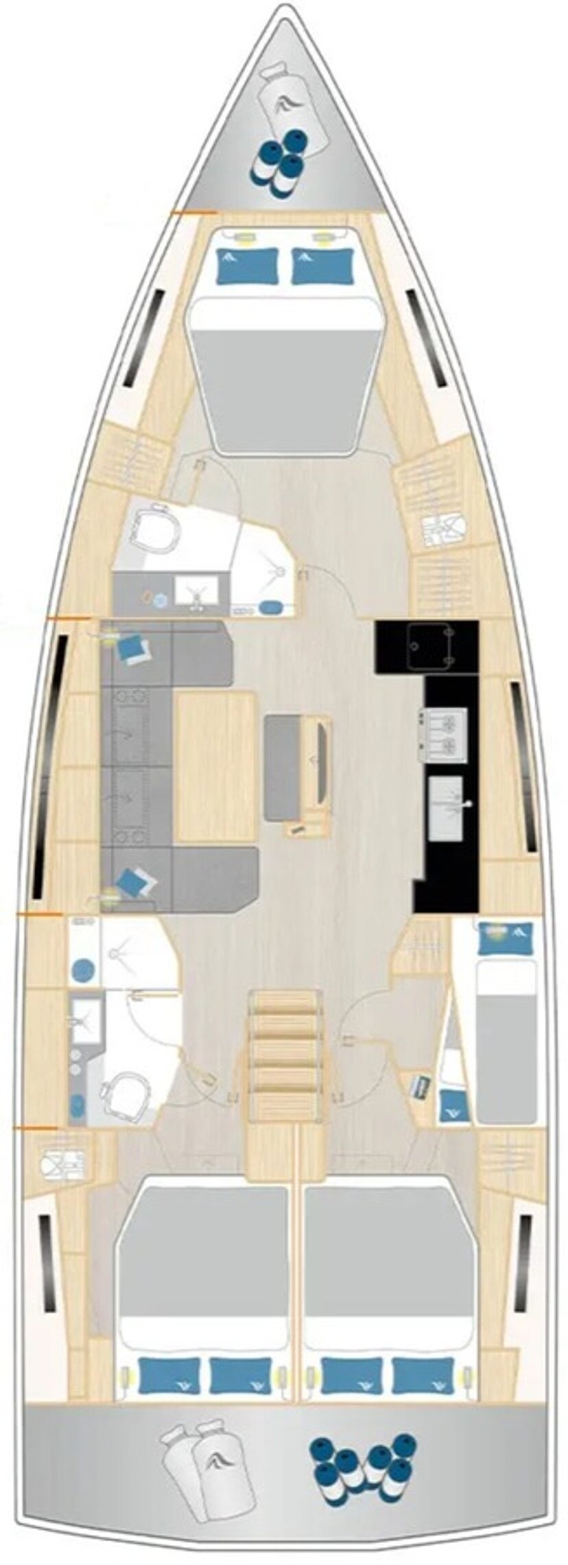 Hanse 460 - 4 cab. Vingilot - OW