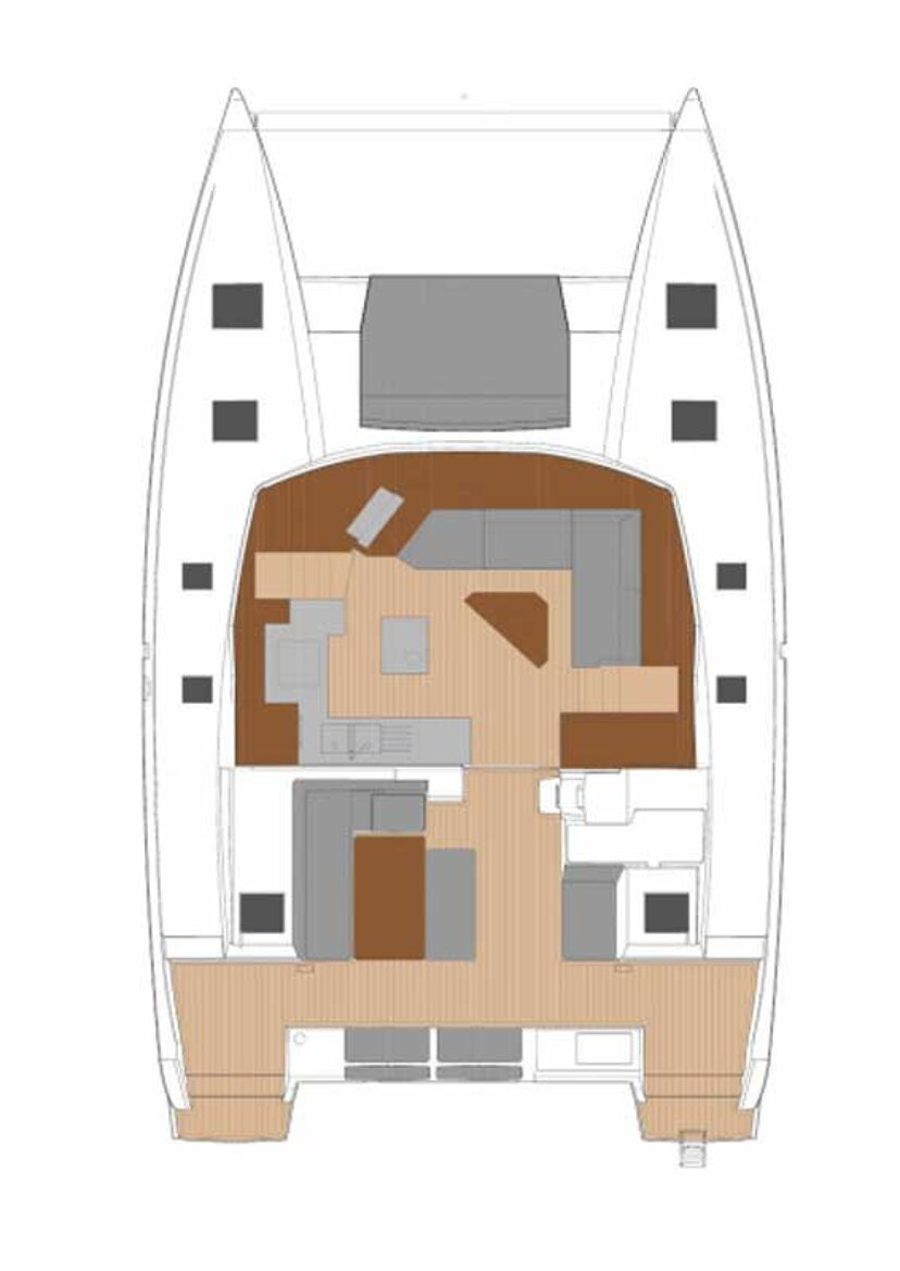 Fountaine Pajot Saona 47 Quintet - 5 + 1 cab. Aquarius