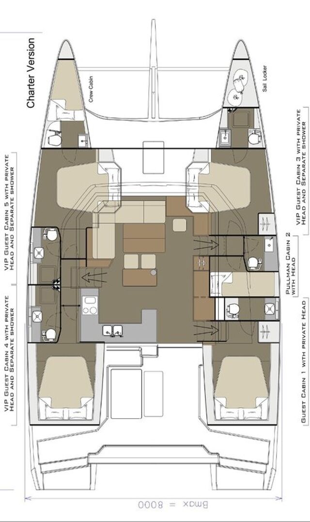 Dufour 48 Catamaran - 5 + 1 cab. Make Me Yours