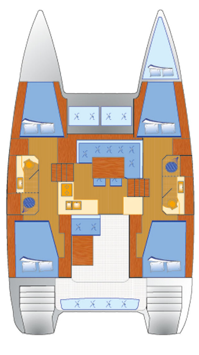 Lagoon 40 - 4 + 1 cab. Balance 69