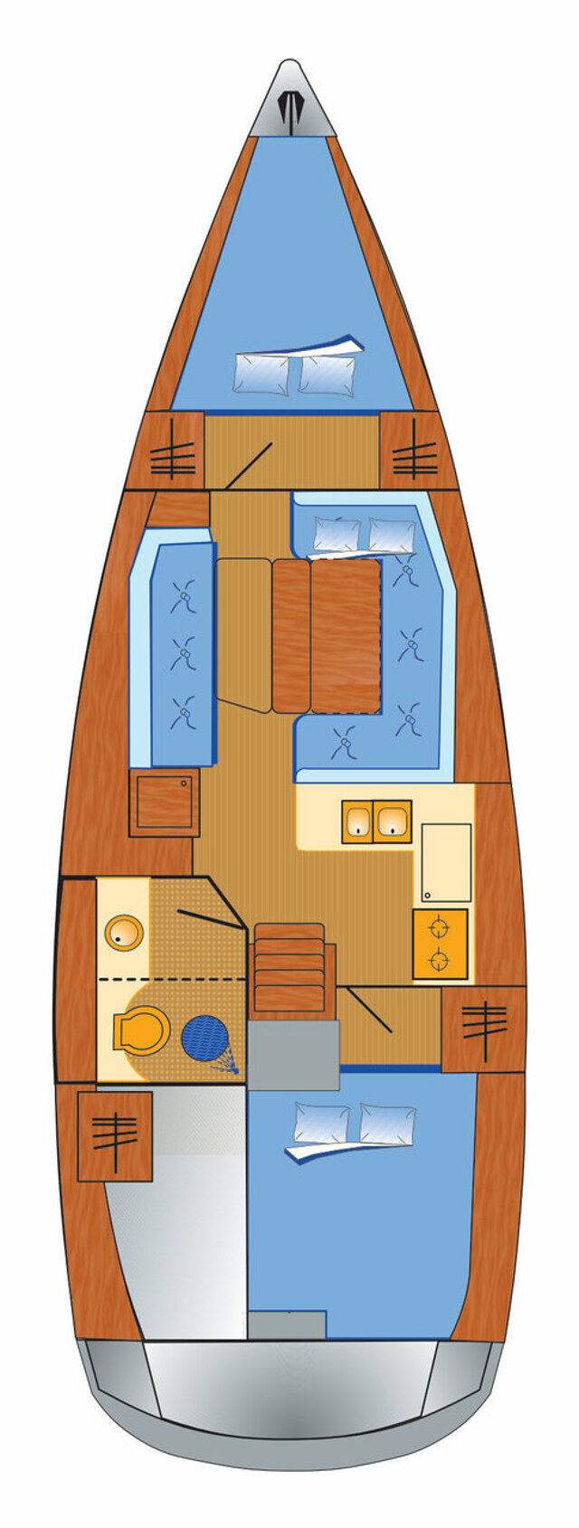 Sun Odyssey 389 - 2 cab. Tara
