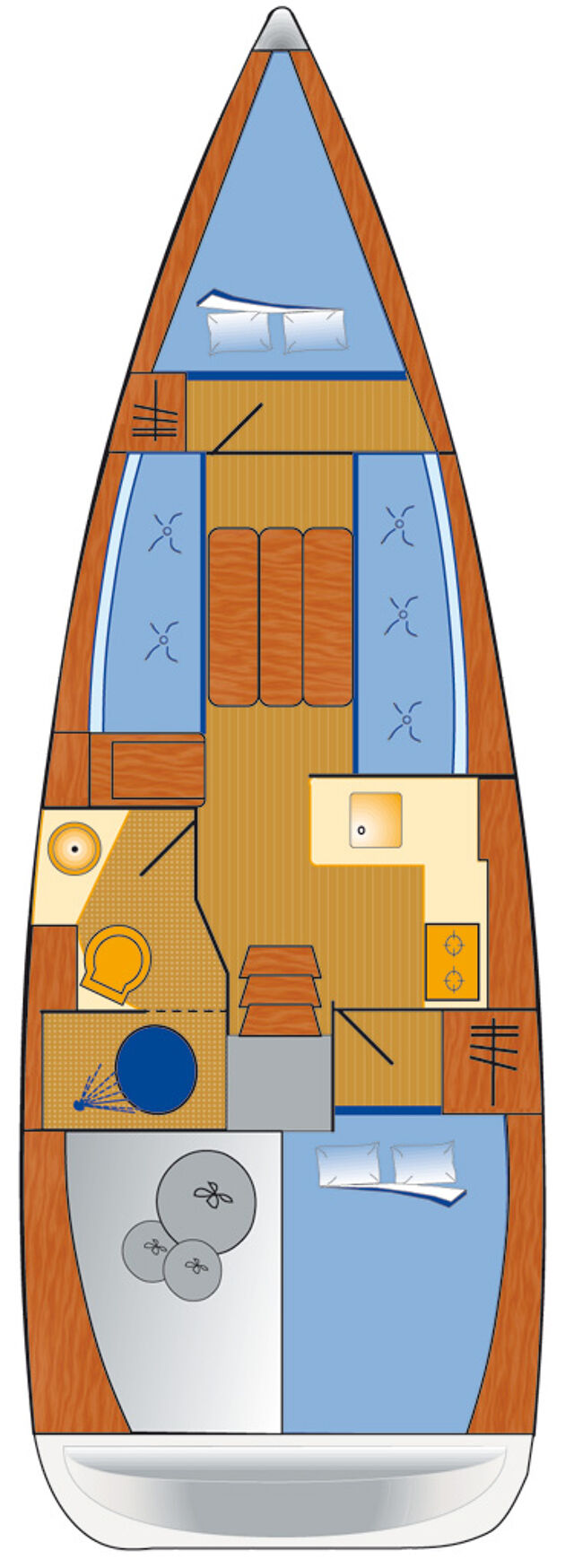 Sun Odyssey 349 - 2 cab. Antonija