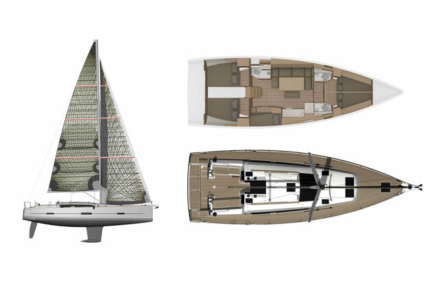 Dufour 460 GL - 5 cab. Sea Splash