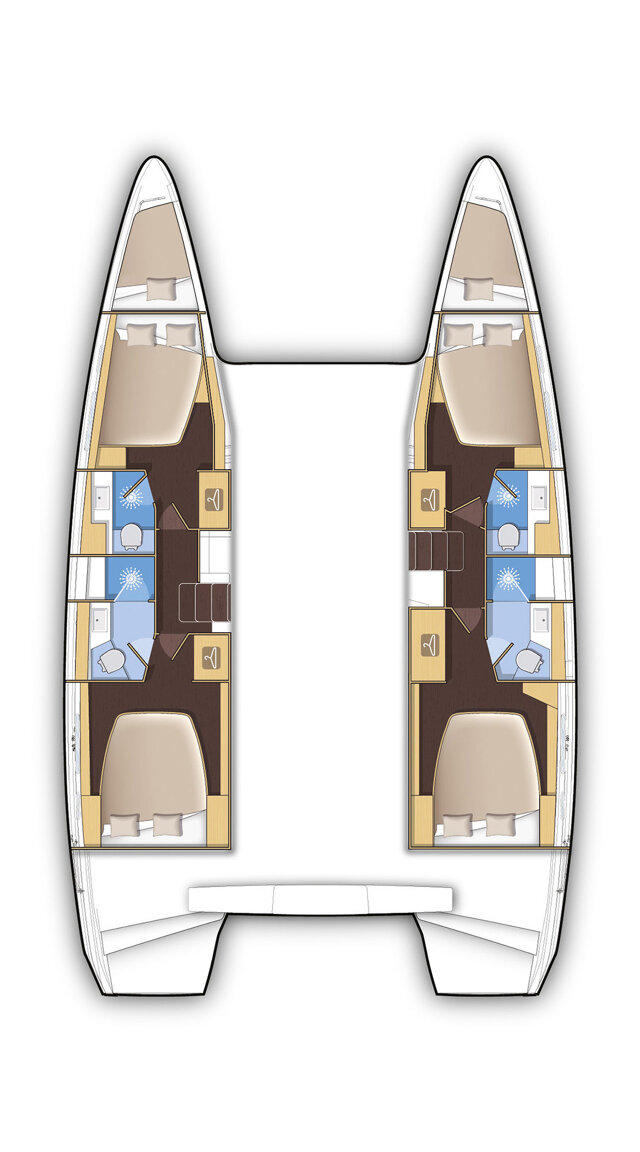 Lagoon 42 - 4 + 2 cab. Four Seasons