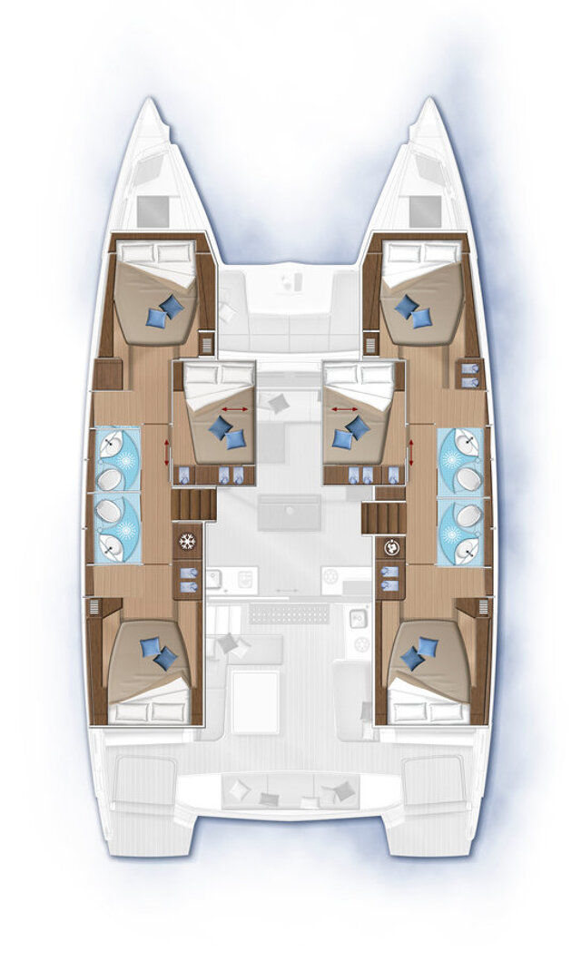 Lagoon 50 - 6 + 2 cab. Mila