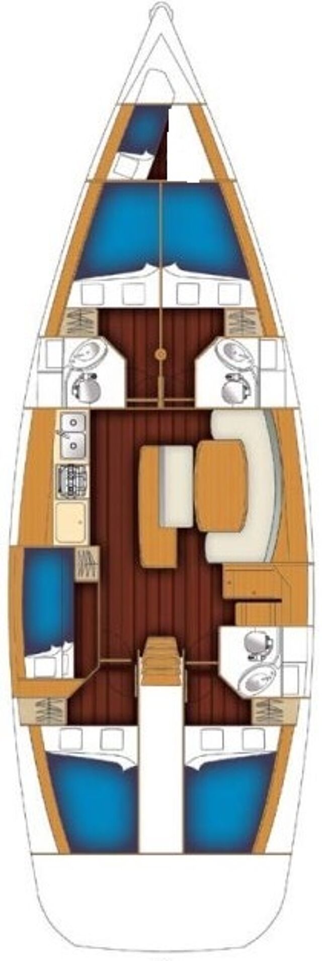 Cyclades 50.5 - 5 + 1 cab. Kristina II 