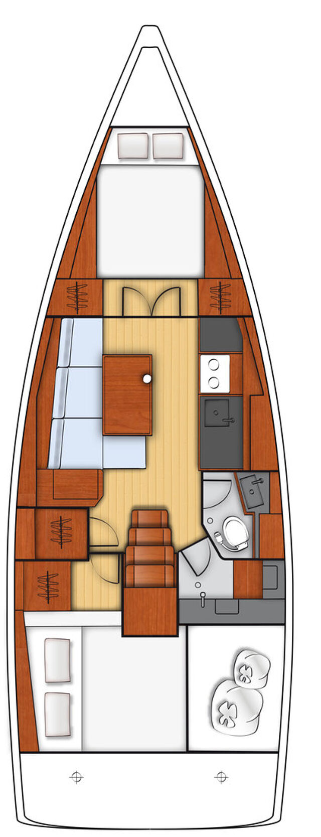 Oceanis 38.1 - 2 cab. Summer Breeze 1