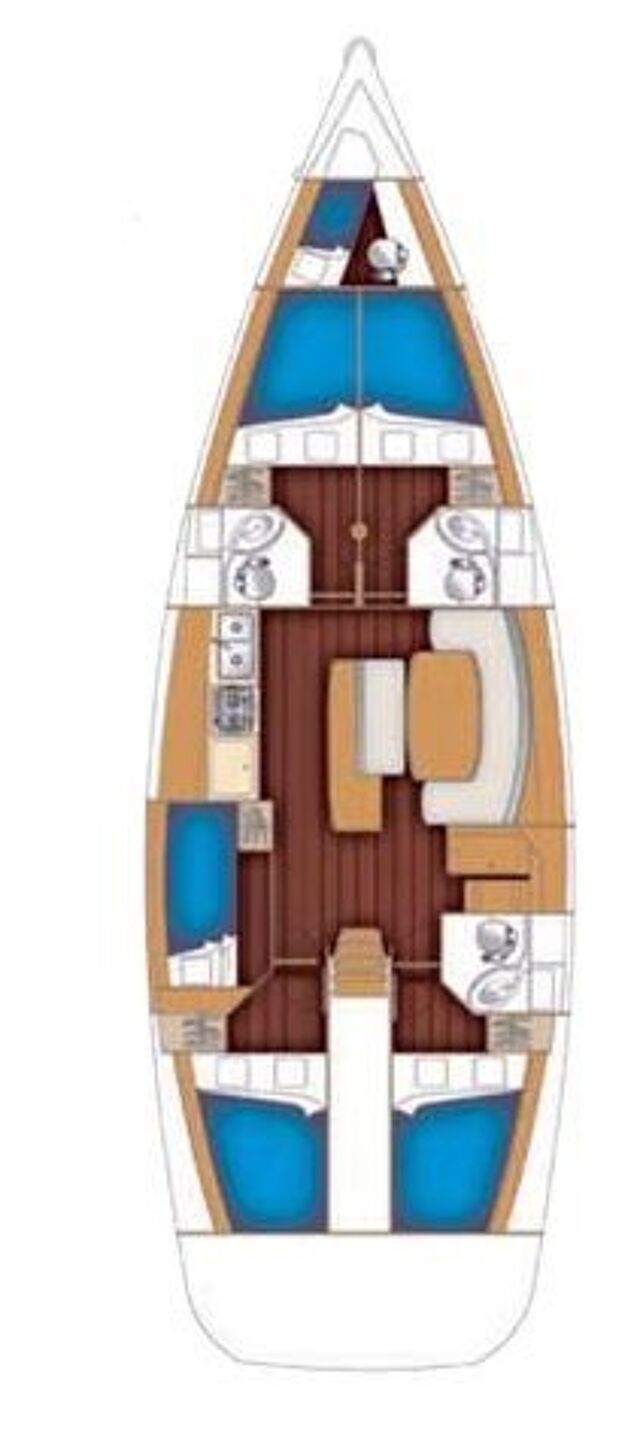 Cyclades 50.5 - 5 + 1 cab. Joker