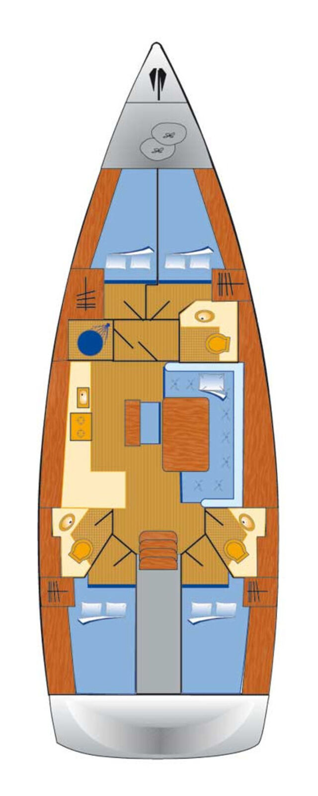 Bavaria Cruiser 46 - 4 cab. Beef