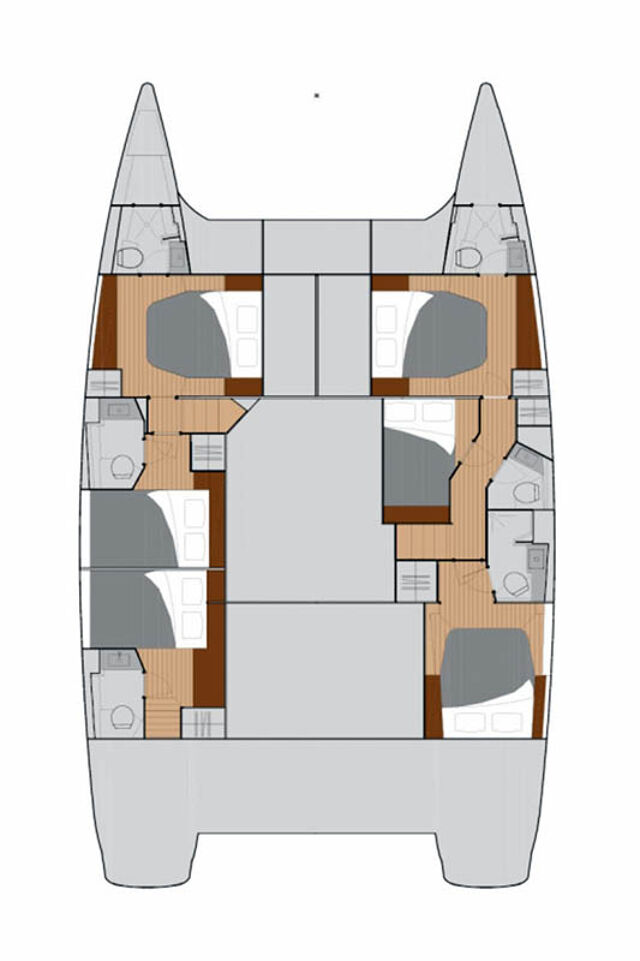 Fountaine Pajot Saba 50 - 6 + 1 cab. Lingaro