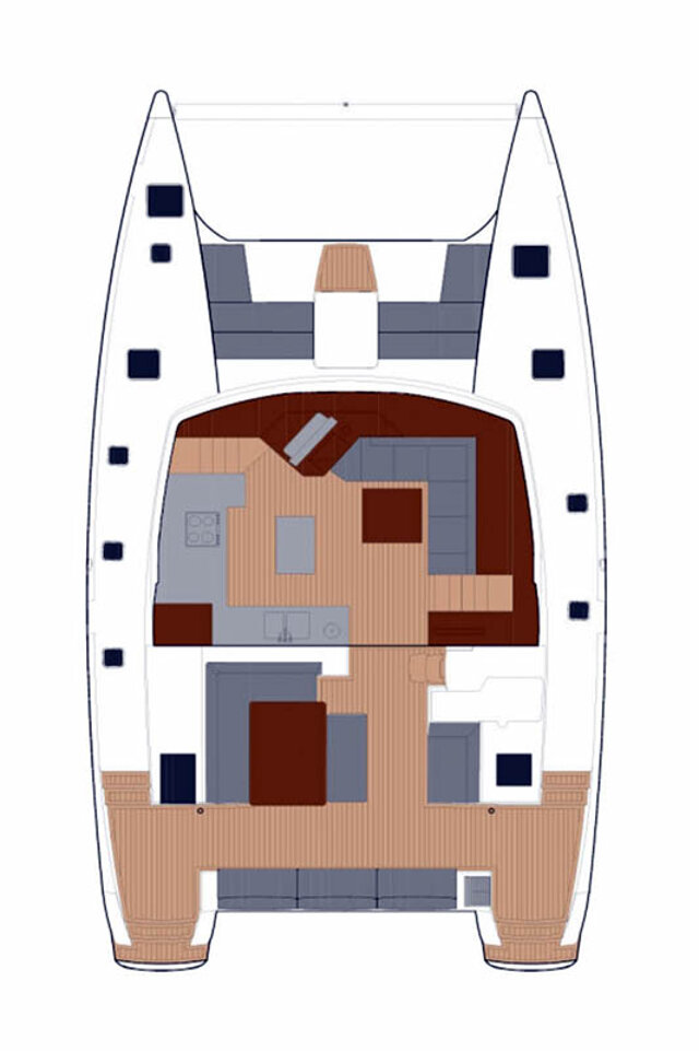 Fountaine Pajot Saba 50 - 6 + 1 cab. Lingaro