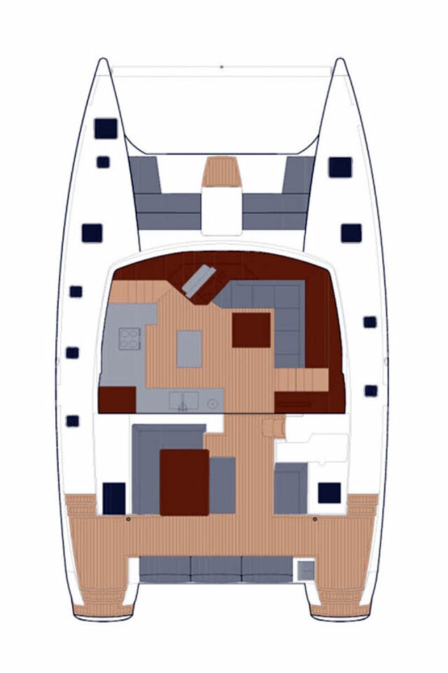 Fountaine Pajot Saba 50 - 6 + 1 cab. Lingaro