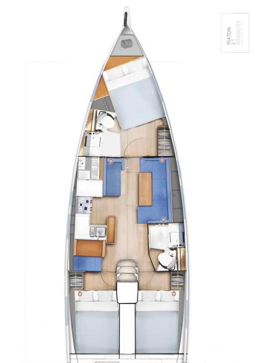 Sun Odyssey 410 - 3 cab. Sea Breeze