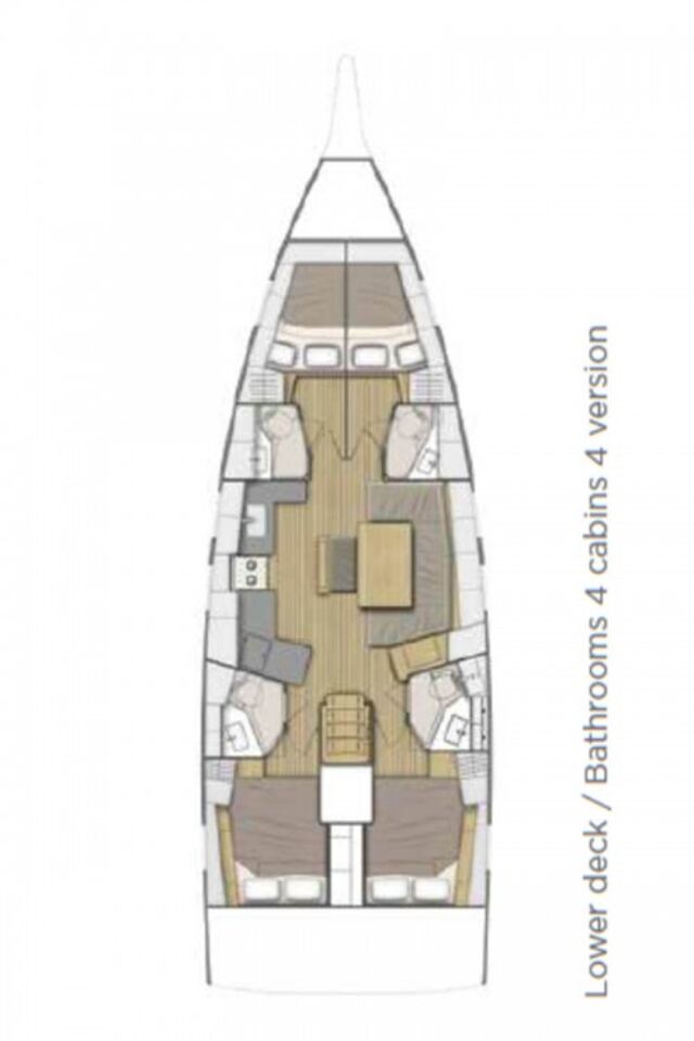 Oceanis 46.1 - 4 cab. Eaux de Vie