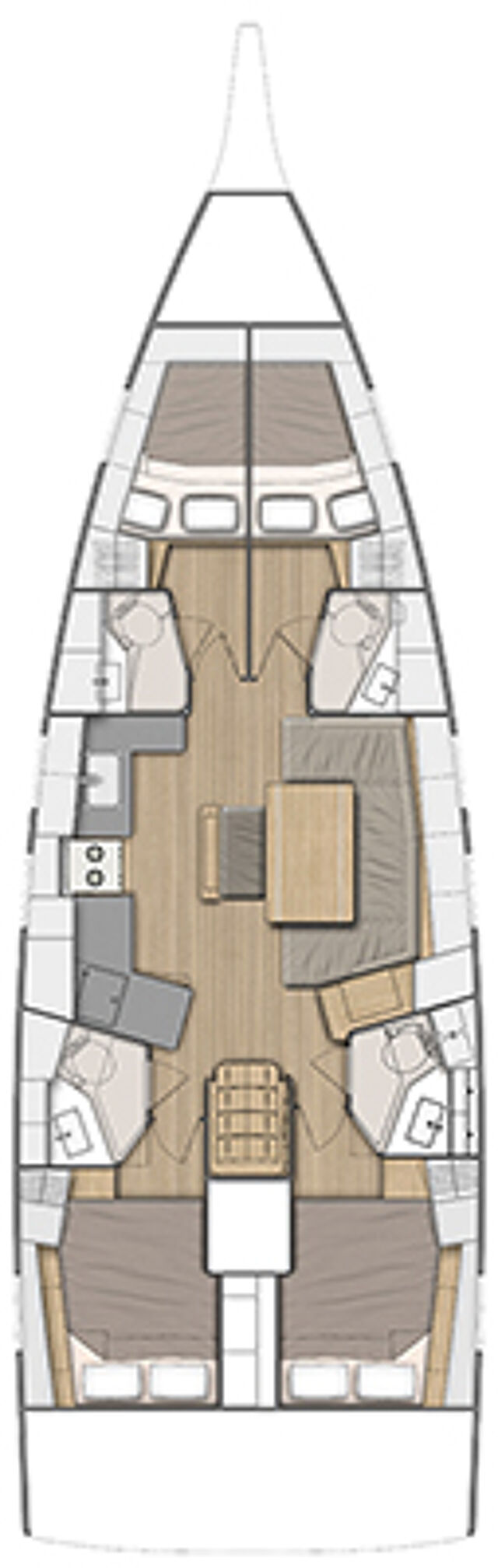 Oceanis 46.1 - 4 cab. Antonela M