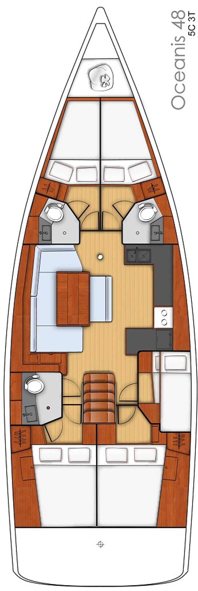 Oceanis 48 - 5 cab. Filomena