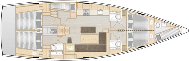 Hanse 508 - 5 + 1 cab. El Grande