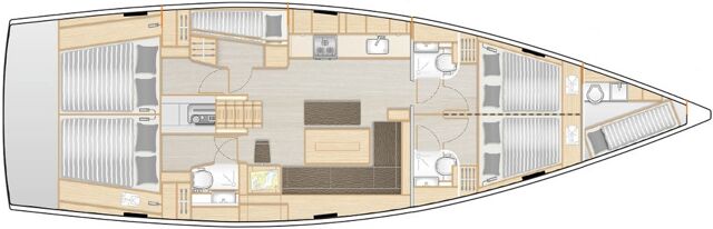 Hanse 508 - 5 + 1 cab. El Grande