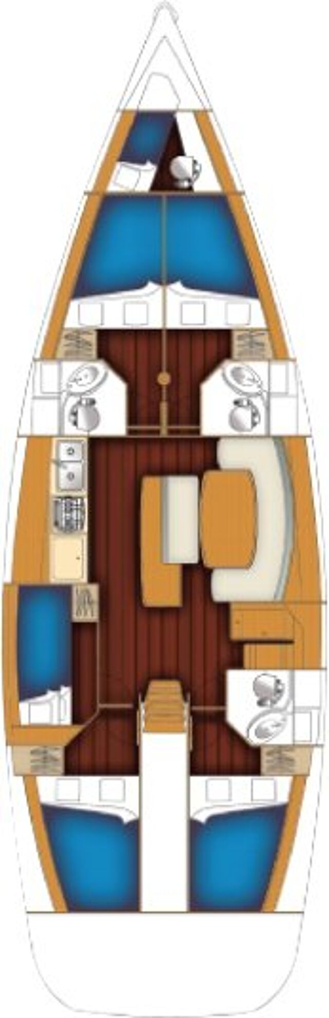 Cyclades 50.5 - 5 + 1 cab. Principessa