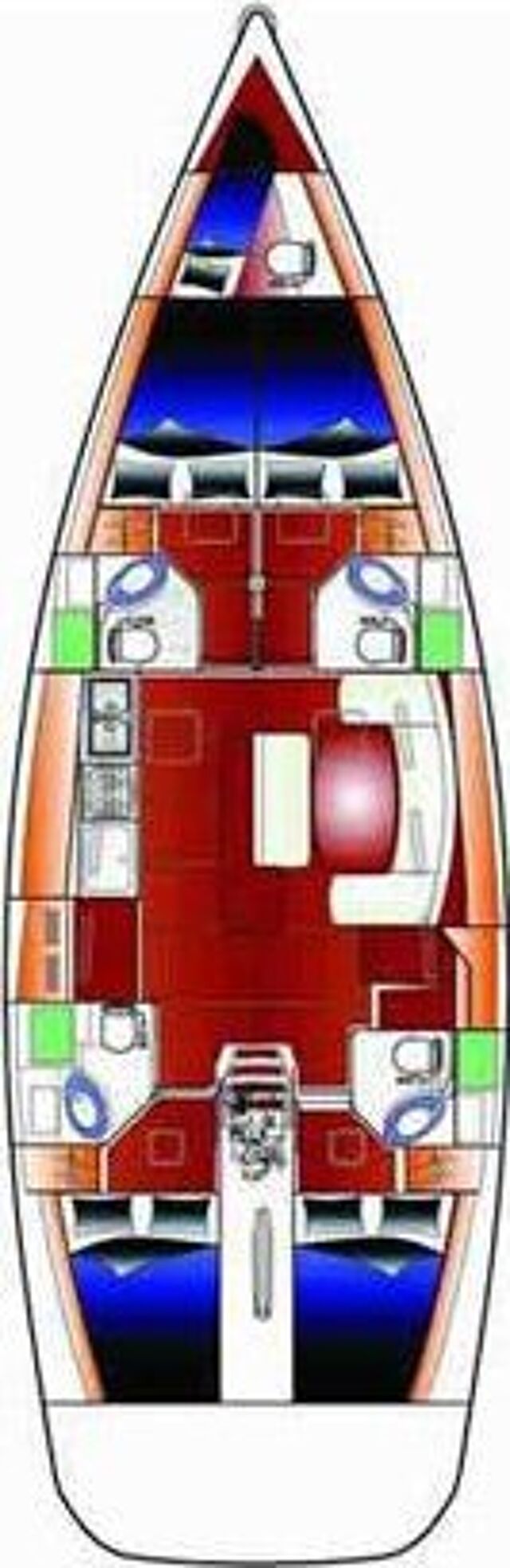 Cyclades 50.4 - 4 + 1 cab. NAPUL'e