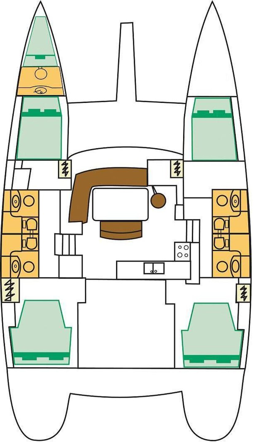Lagoon 440 - 4 + 1 cab. Celia