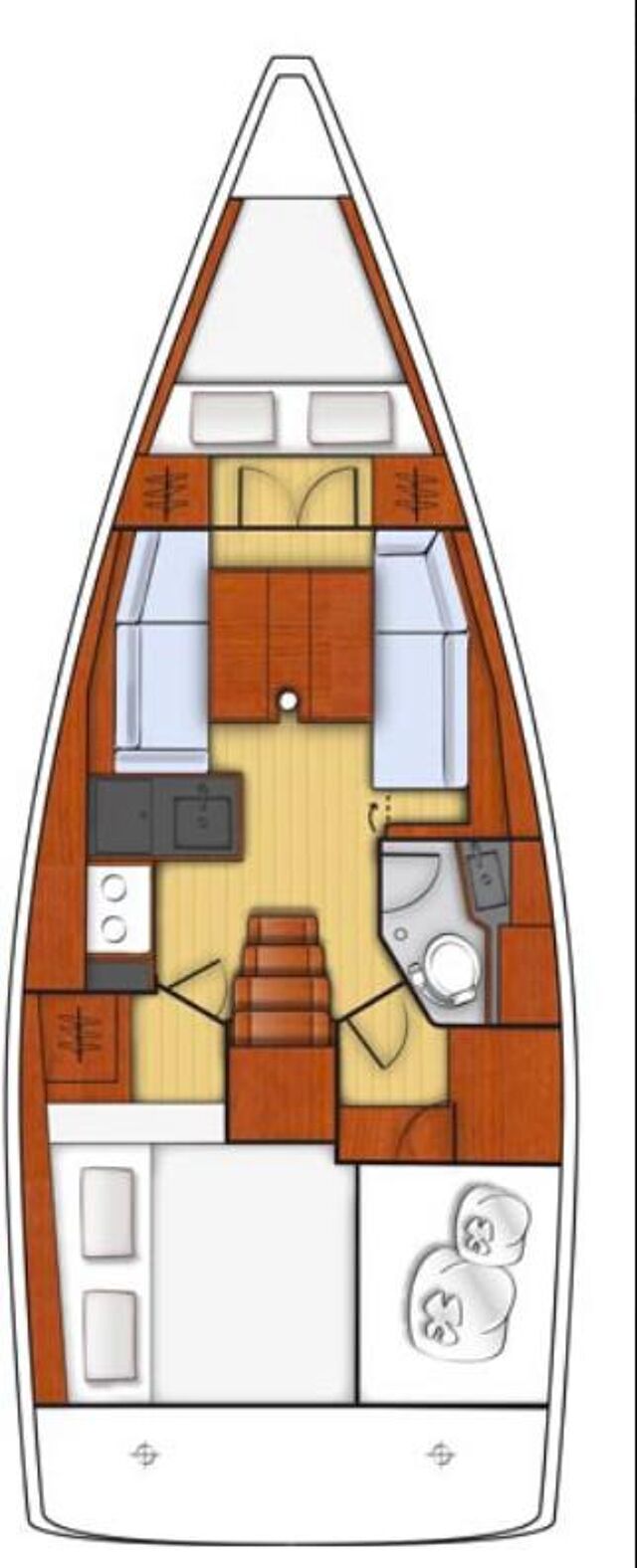 Oceanis 35.1 - 2 cab. Big Blue