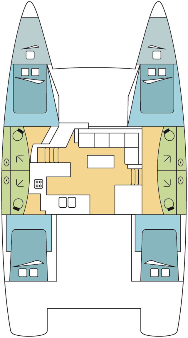 Fountaine Pajot Elba 45 - 4 + 2 cab. Vienna Pearl