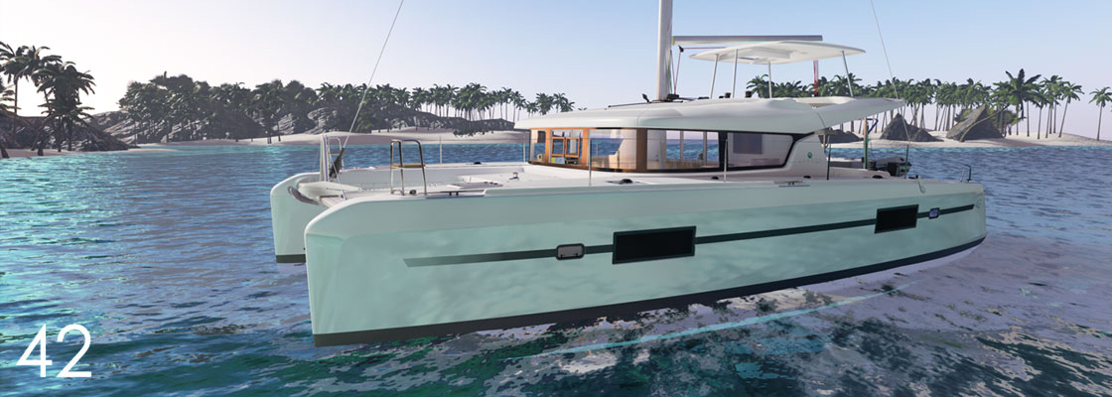 Lagoon 42 - 4 + 1 cab. Stolos