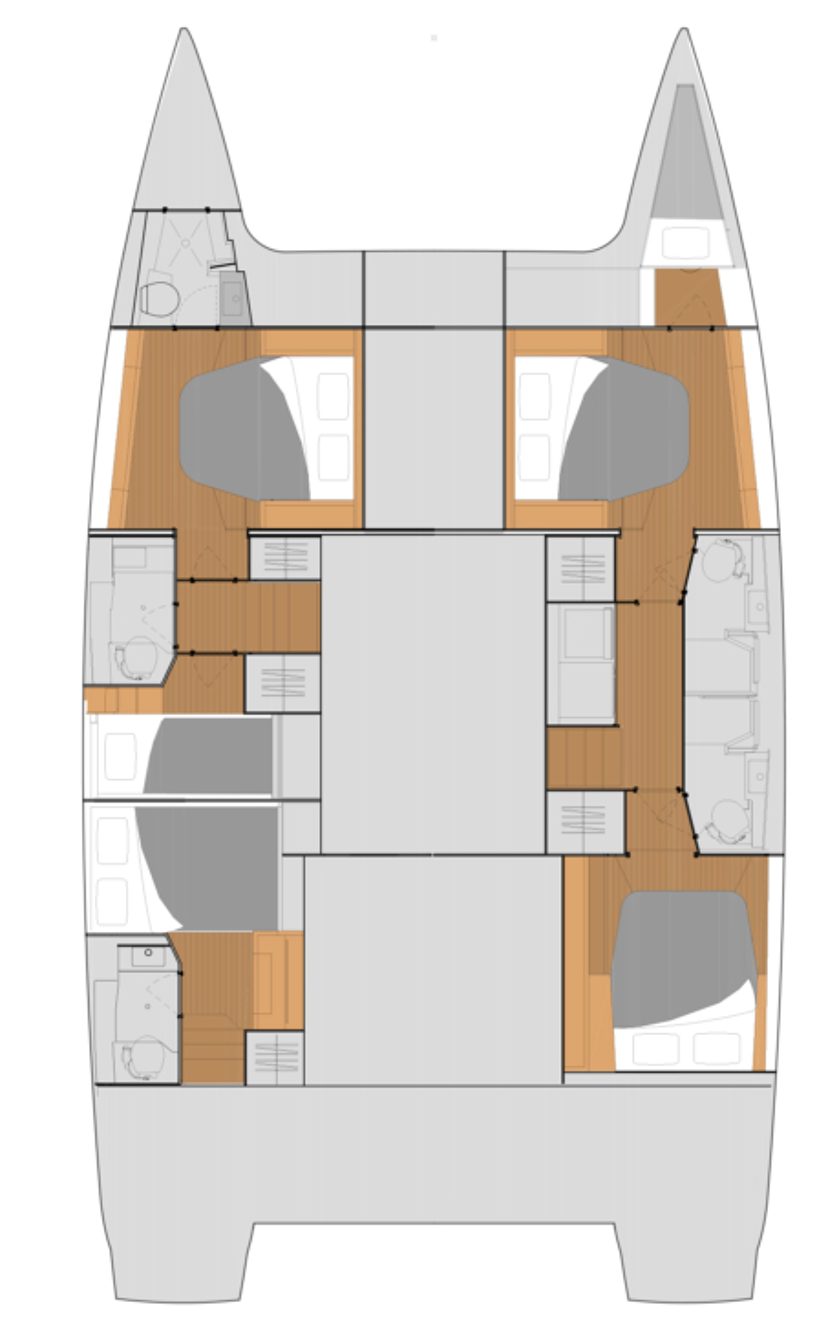 Fountaine Pajot Tanna 47 - 5 + 1 cab. Sirius
