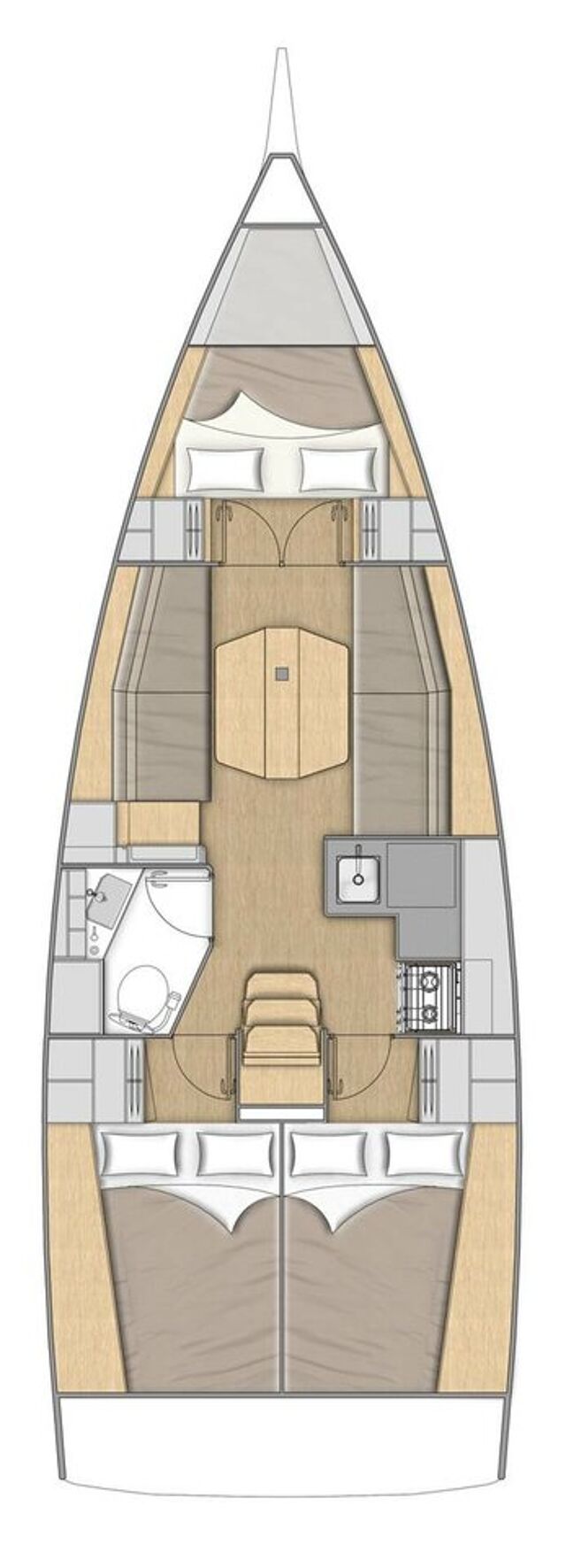 Oceanis 34.1 - 3 cab. Stella