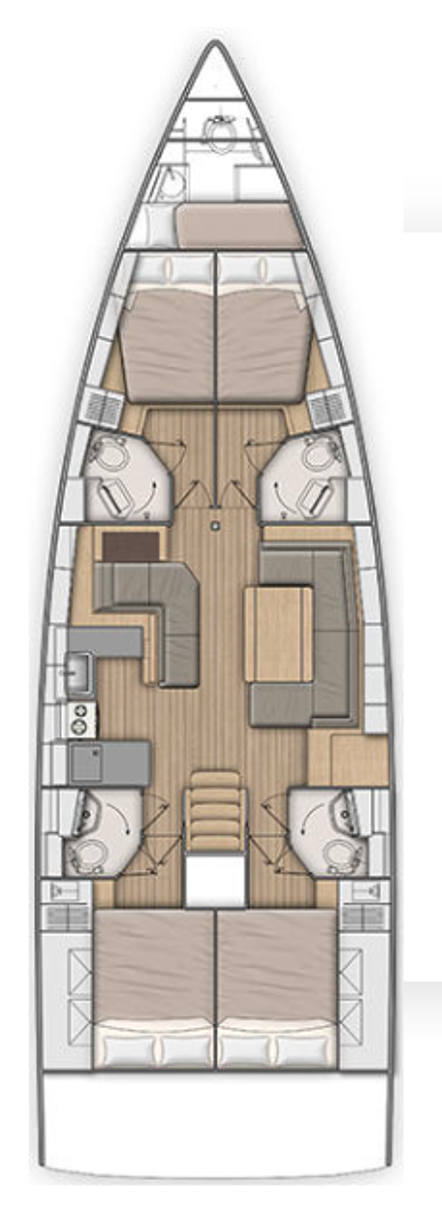 Oceanis 51.1 - 4 + 1 cab. Ultra Spirit