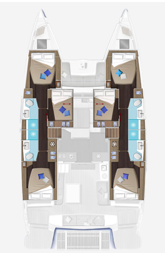 Lagoon 51 - 6 cab. Aegeus