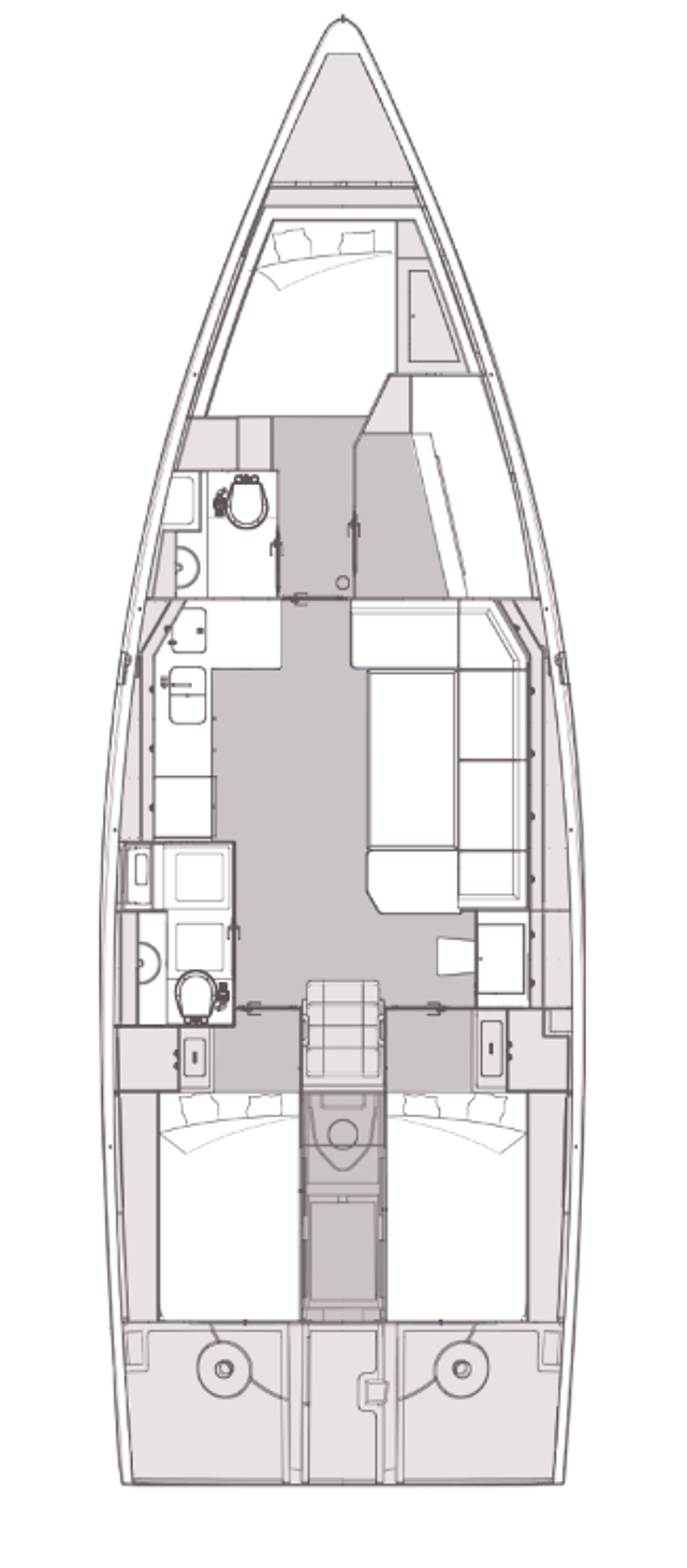 Elan Impression 43 - 4 cab. Elena