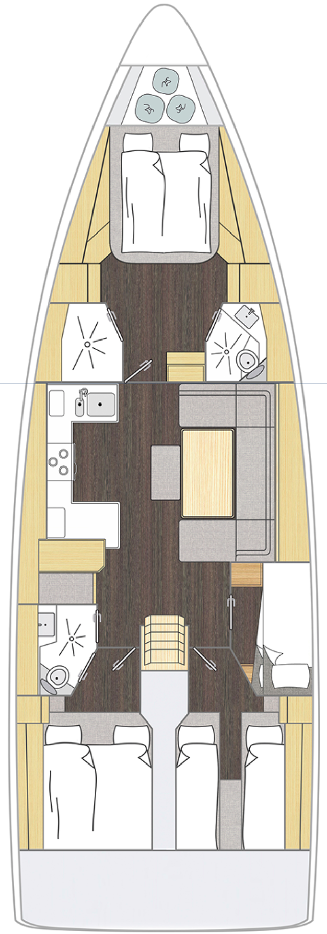 Bavaria C46 - 4 cab. Spirit of Argo